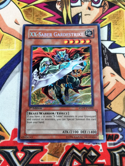 XX-Saber Gardestrike anpr-en000 1st Edition (NM/VLP) Secret Rare Yu-Gi-Oh! - Image 1
