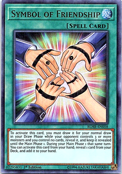 Symbol Of Friendship BLHR-EN058 Yu-Gi-Oh! Light Play 1st Edition - Image 1
