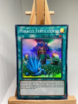 Miracle Fertilizer - Super Rare 1st Edition SESL-EN056 - NM - YuGiOh - Image 1