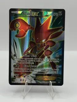 Pokemon TCG Scizor EX Full Art Ultra Rare Holo Card 119/122 Breakpoint - Image 1