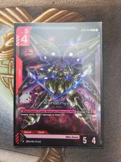 Kshatriya (GD01-044) - Newtype Rising #GD01-044 LR - NM Foil Gundam Card Game - Image 1
