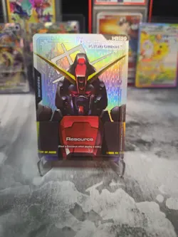 Gundam TCG Card Game Dual Impact Foil Resource GD02 C+ R-010 Psycho Gundam - Image 1