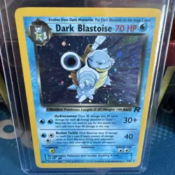 Pokemon TCG Dark Blastoise Holo Rare Card 3/82 LP Condition - Image 1