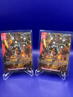 2x GQuuuuuux (Omega Psycommu) - GD02-038 LR Gundam Card Game - Near Mint/Mint - Image 1