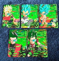 PREORDER Complete Set UM5-SCP Dragon Ball Heroes Cards Goku Trunks Vegeta - Image 1