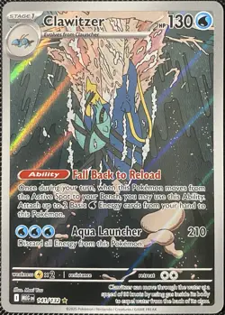 Clawitzer 141/132 Me01: Mega Evolution Holo - Pokemon Card - Image 1
