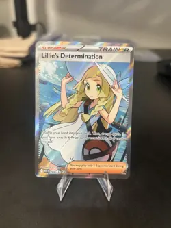 Pokemon TCG Mega Evolution Lillie’s Determination Full Art Trainer Card 169/132 - Image 1