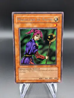 Yu-Gi-Oh Magician Of Faith Metal Raiders MRD-036 Rare Card Played MP - Image 1