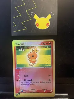 Pokemon Card Torchic 73/109 EX Ruby & Sapphire Reverse Holo 158💎LP💎 - Image 1