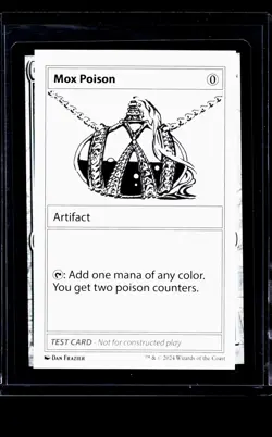 2024 MTG Magic the Gathering MB2PC Mystery Booster 2 Playtest Card Mox Poison - Image 1