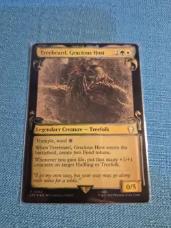 MTG LOTR Treebeard Gracious Host FOIL SPECIAL EDITION SCROLL #483 Lord the Rings - Image 1