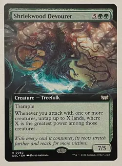 Shriekwood Devourer Extended - Commander: Duskmourn: House of Horrors MTG - Image 1