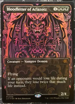 MTG - Bloodletter of Aclazotz - MYTHIC, FOIL, Borderless, Creature, LCI - 0336 - Image 1