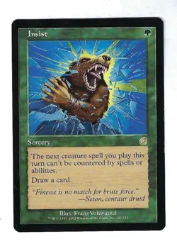 Insist - Torment - Magic The Gathering NM/M (Never Played) - Image 1