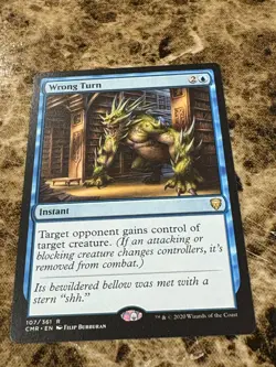 WRONG TURN Magic MTG Commander Legends - Image 1