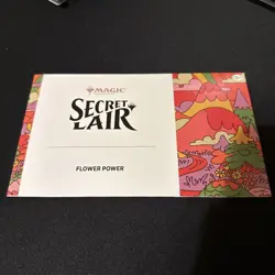Magic Secret Lair Chaos Vault - Flower Power - NON-FOIL - In Hand Free Shipping! - Image 1