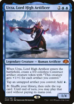 Urza, Lord High Artificer (Near Mint) (Dominaria Remastered) | MTG - Image 1