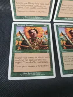 4x Rampant Growth NM-LP 7th Edition Magic The Gathering MTG TCG White Playset - Image 5