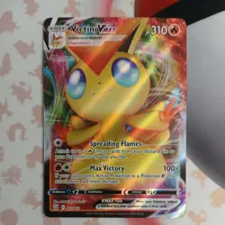 Pokemon Card - Victini VMAX (Ultra Rare) - 22/163 - Mint - Battle Styles - Image 1