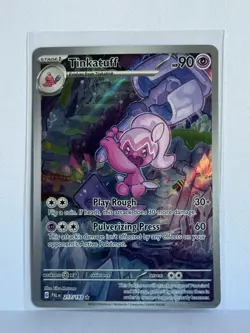 Pokemon TCG Tinkatuff Scarlet & Violet Paldea Evolved 217/193 Illustration Rare - Image 1