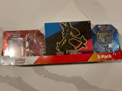 Pokemon Crown Zenith Costco Bundle ETB plus 2 tins factory sealed - Image 1