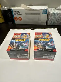 2X Pokemon TCG Scarlet & Violet Surging Sparks Booster Bundle Factory Sealed New - Image 1