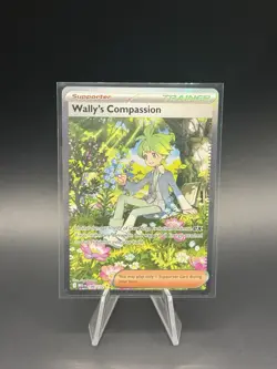 Wally’s Compassion 186/132 Special Illustration Rare Pokemon TCG Mega Evolution - Image 1