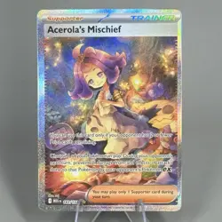 Acerola's Mischief 183/132 Pokemon TCG Mega Evolution SIR NM or Better - 2025 - Image 1