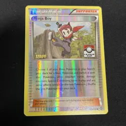 Pokemon TCG Ninja Boy 103/114 Promo League Cup STAFF Stamped 🔥 - Image 1