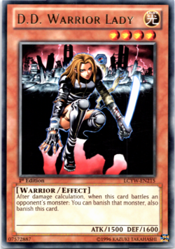 D.D. Warrior Lady - LCYW-EN215 - Rare - 1st Edition - Yugioh - Image 1