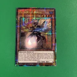 Yu-Gi-Oh Fallen of Albaz Alt Art Quarter Century Secret Rare RA04-EN034 LP - Image 1