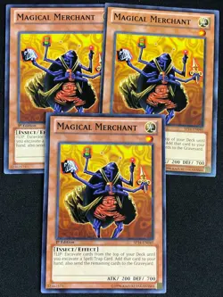 YUGIOH MAGICAL MERCHANT SP14-EN040 1ST X3 COMMON (NM) - Image 1