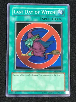 YUGIOH LAST DAY OF WITCH DL9-EN001 SUPER (NM) - Image 1