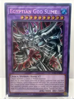 Yugioh Egyptian God Slime Secret Rare RA01-EN029 1st Ed Near Mint - Image 1