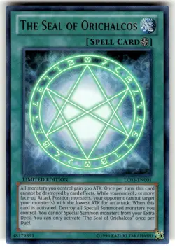 Yu-Gi-Oh the Seal of Orichalcos LC03-EN001 Ultra Rare Limited Edition - Image 1