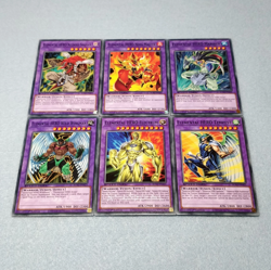 Yugioh Elemental HERO Jaden Yuki 1st Ed 6 Card Fusion Set Wild Wingman NM SGX2 - Image 1