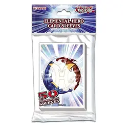 Konami Yu-Gi-Oh Deck Protectors - ELEMENTAL HERO (50 Tournament-Legal Sleeves) - Image 1