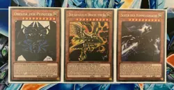 Yu-Gi-Oh! Obelisk/Slifer/Ra Gotterkarten-Set TN19-DE007/008/009 PRISMATIC SECRET - Image 2