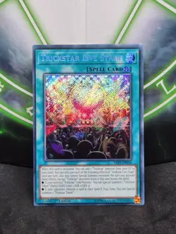Yugioh Trickstar Live Stage SAST-EN058 Secret Rare 1st Edition NM - Image 1