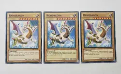 3x Rabidragon Yugioh Monster Cards The Best Set Deal - Image 1
