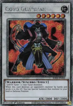 Yugioh Goyo Guardian RA03-EN202 - Platinum Secret Rare - Image 1