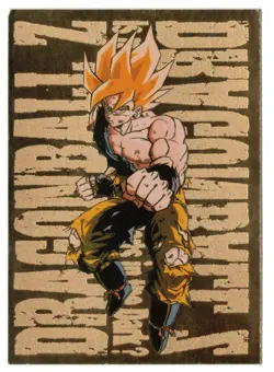Dragon Ball Z Super Saiyan Goku Gold Foil Card G-4 - Image 1