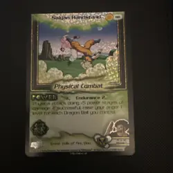 Score DBZ CCG Saiyan Handstand Foil Rare Kid Buu Saga 118 Dragon Ball Z Card - Image 1