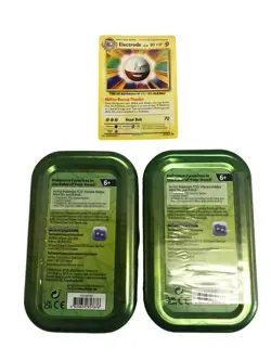 The Pokemon Company Trading Card Electrode 2 Pc Vibrant Paldea Mini Tins Sealed - Image 2