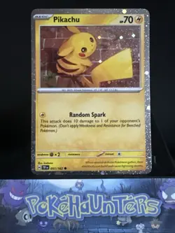 Pokemon Card PIKACHU 051/162 Temporal Forces Holo Rare NM - Image 1