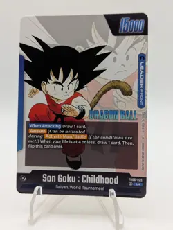 Son Goku : Childhood FB06-025 Gold Leader Dragon Ball Manga Booster Card Fusion - Image 2