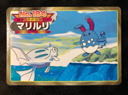 Pokemon Top Topsun Battle Card Azumarill VS Remoraid #184 Japanese #240803 - Image 1