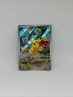 Pikachu SVP 027 Scarlet & Violet Promo Card Paldea Evolved Pokemon - NM - Image 1