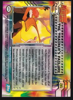 Pokemon Card - The Trainer's Failure #22 - Topps - Mewtwo Strikes Back - Image 2