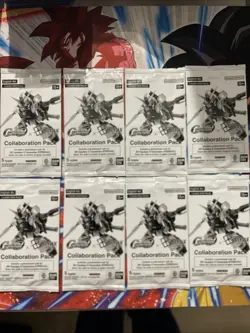 Gundam Card Game TCG Collaboration Packs English Sealed X8 - Image 1